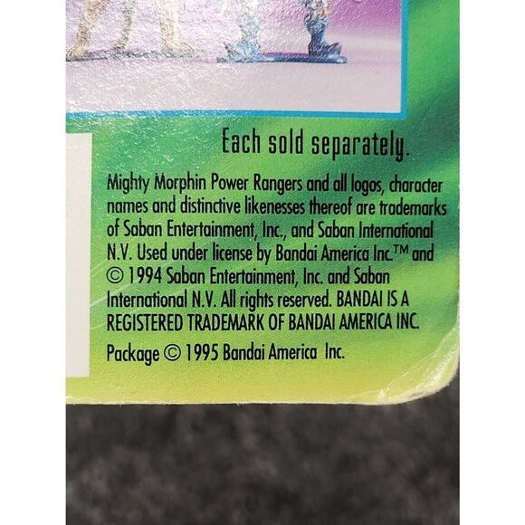 1994 Bandai Mighty Morphin Power Rangers Collectible Figures- Red Ranger - Picture 3 of 7